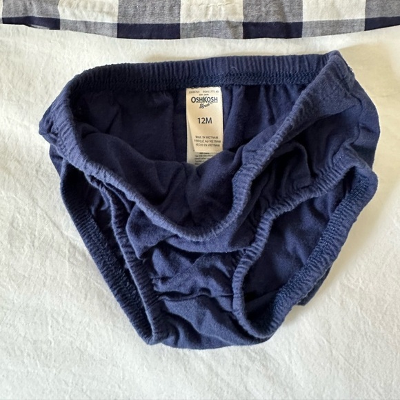 Janie & Jack Buffalo Plaid Dress Navy and White 6 to 12 months - Picture 2 of 7